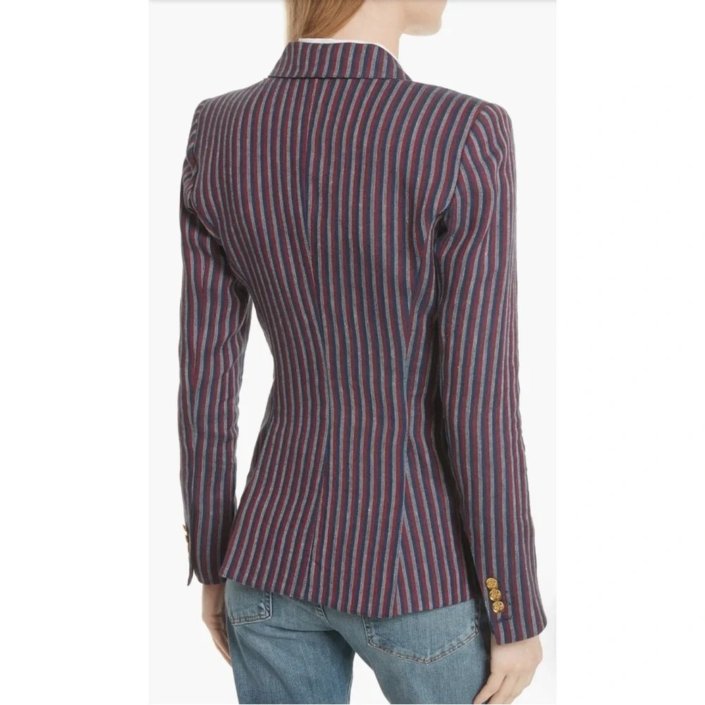 Smythe Stripe Cotton Blazer - Picture 2 of 9